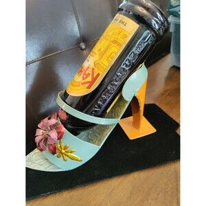 Metal Bright Colors High Heel Shoe Wine Holder